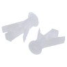 RS PRO White Plastic Spring Toggle Cavity Fixing 8 mm Fixing Hole Diameter 10-12 mm Thickness 523-9590