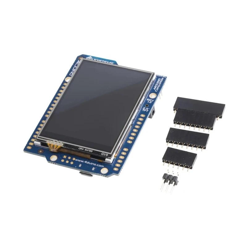 4D Systems 4Duino-24 Arduino Compatible 2.4-inch QVGA 240 x 320 Pixel LCD Colour Display Touch Screen Module 4Duino-24