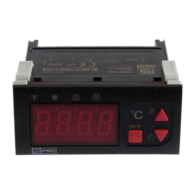 RS PRO Panel Mount On-Off Temperature Controller 1 Input, 1 Output Relay 230V ac 124-1045