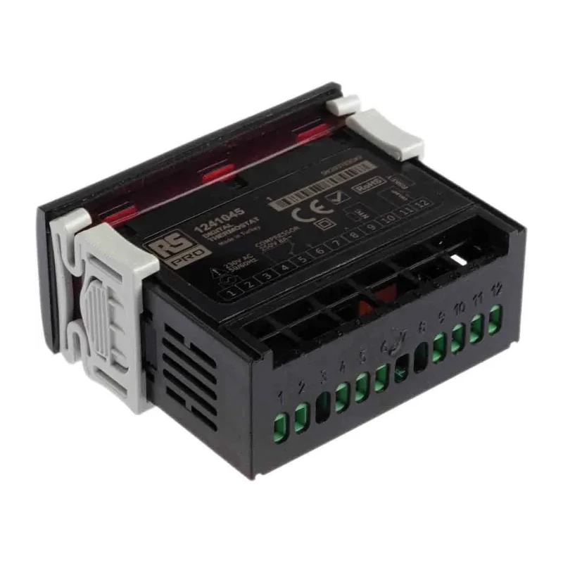 RS PRO Panel Mount On-Off Temperature Controller 1 Input, 1 Output Relay 230V ac 124-1045