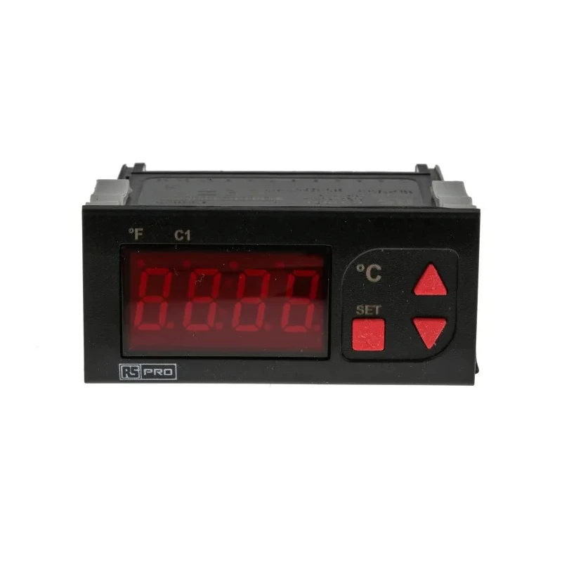 RS PRO Panel Mount On-Off Temperature Controller 1 Input, 1 Output Relay 253V AC On-Off 124-1054