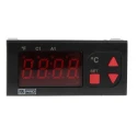 RS PRO Panel Mount On-Off Temperature Controller 1 Input, 2 Output Relay 230V ac/dc 124-1055