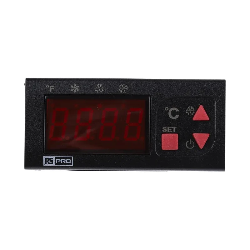 RS PRO Panel Mount On-Off Temperature Controller 2 Input 3 Output Relay 230V AC 124-1049
