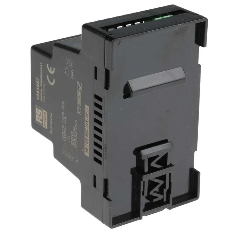 RS PRO DIN Rail On-Off Temperature Controller 1 Input 1 Output Relay 253V AC Single Set Point Control 124-1057