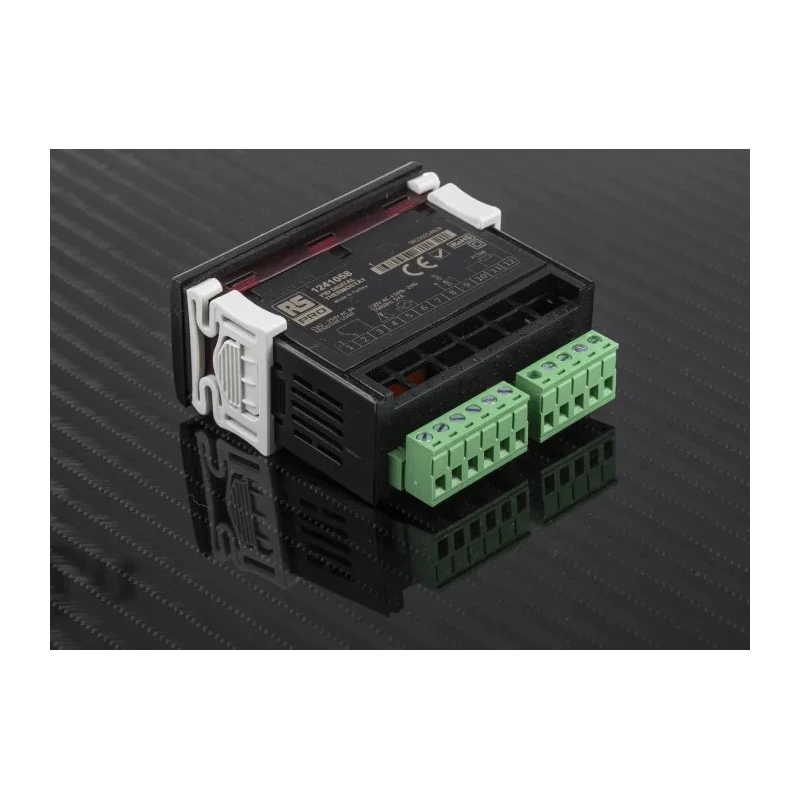 RS PRO Panel Mount On-Off Temperature Controller 1 Input, 2 Output Solid State Relay 253V AC PID Controller 124-1058
