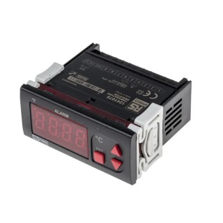 RS PRO Panel Mount Temperature Indicator 1 Input 230V AC 7 Segment Red LED Display 35x77 mm 124-1075