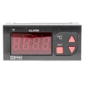 RS PRO Panel Mount Temperature Indicator 1 Input 230V AC 7 Segment Red LED Display 35x77 mm 124-1075
