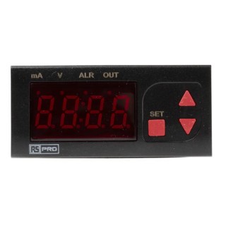 RS PRO Panel Mount Temperature Indicator 4 Input, 5 Output, 253V AC 124-1073