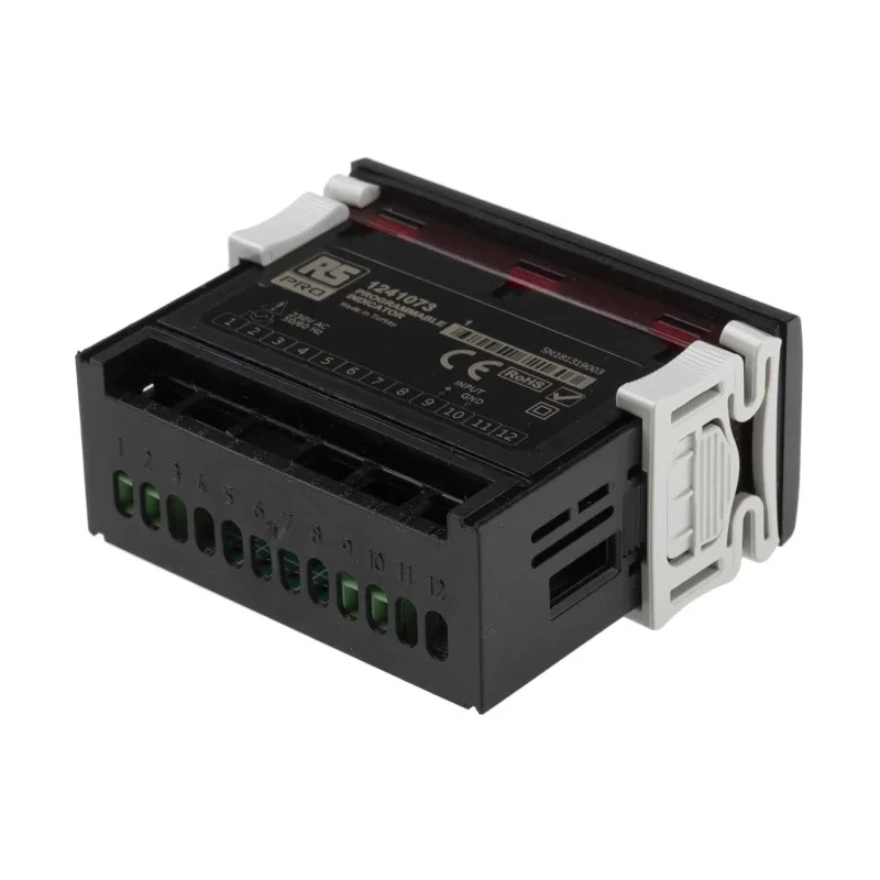 RS PRO Panel Mount Temperature Indicator 4 Input, 5 Output, 253V AC 124-1073