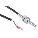 RS PRO Silicon Cable Stainless Steel Shell NTC Temperature Sensor 60 °C to 150 °C, 6 mm Probe 124-1082
