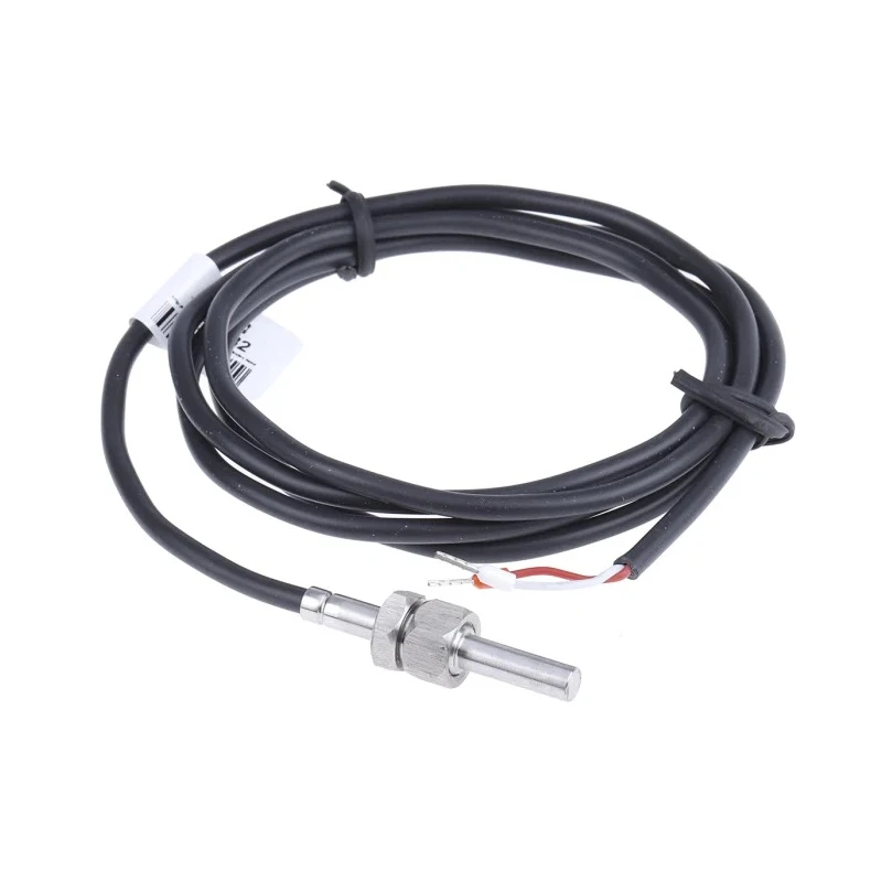 RS PRO Silicon Cable Stainless Steel Shell NTC Temperature Sensor 60 °C to 150 °C, 6 mm Probe 124-1082