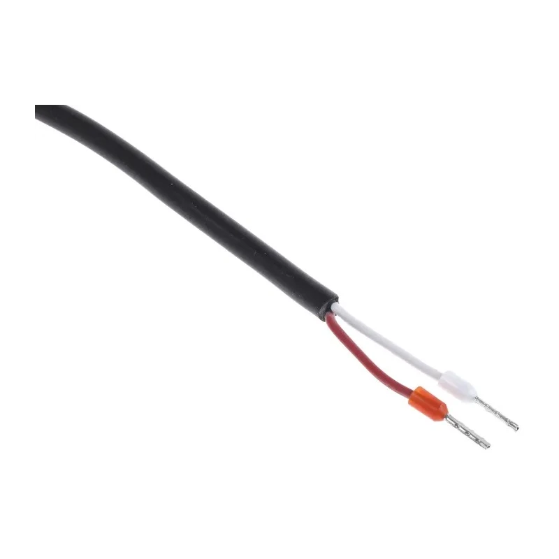 RS PRO Silicon Cable Stainless Steel Shell NTC Temperature Sensor, -30 °C to 150 °C, 6 mm Probe, Model 124-1081
