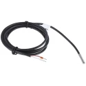 RS PRO Silicon Cable Stainless Steel Shell NTC Temperature Sensor, -30 °C to 150 °C, 6 mm Probe, Model 124-1081