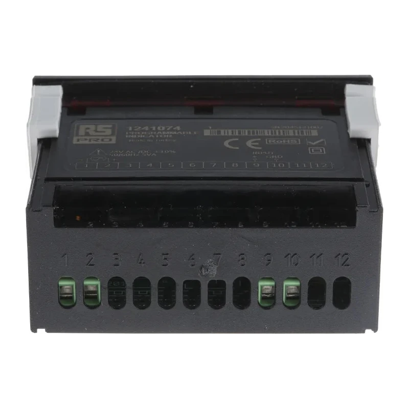 RS PRO Panel Mount Temperature Indicator 4 Input, 1 Output, 230V AC 124-1074
