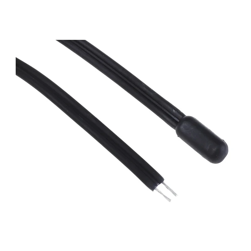 RS PRO Thermoplastic NTC Temperature Sensor, -30 °C to 105 °C, 6 mm Probe Diameter, 15 mm Probe Length, 1.5 m Cable 124-1080