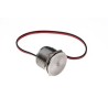 Bulgin Momentary Piezo Switch, IP68 IP69K Rated, Wire Terminal, 22 mm Cutout, 1A Contact Current, Grey Actuator MPZ022/F