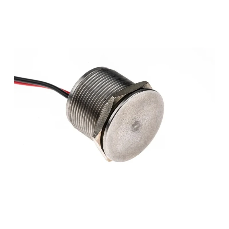 Bulgin Momentary Piezo Switch, IP68 IP69K Rated, Wire Terminal, 22 mm Cutout, 1A Contact Current, Grey Actuator MPZ022/F