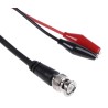 RS PRO Coaxial Cable Crocodile Clip Lead Black and Red 1.2 m RG58/U BNC Male 50 Ohm UL AWM 1015 16 AWG 526-0241