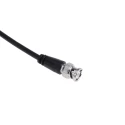 RS PRO Coaxial Cable Crocodile Clip Lead Black and Red 1.2 m RG58/U BNC Male 50 Ohm UL AWM 1015 16 AWG 526-0241