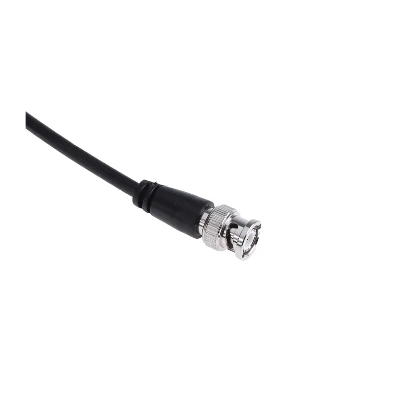 RS PRO Coaxial Cable Crocodile Clip Lead Black and Red 1.2 m RG58/U BNC Male 50 Ohm UL AWM 1015 16 AWG 526-0241