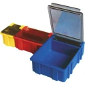 Licefa Yellow ABS Dissipative Compartment Box 21 mm x 29 mm x 22 mm DISS-SMD-BOX N1-11-11-4-4