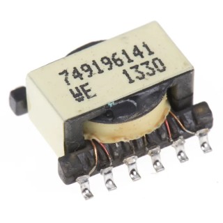 Wurth Elektronik Pulse Transformer 1:1:1:1:1:1 Turns Ratio 0.96Ω Primary Resistance 2A Current 749196141