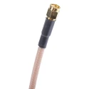 RS PRO 1 m RG142U Coaxial Cable 50 Ω Black, Terminated SMA Connectors RG142U