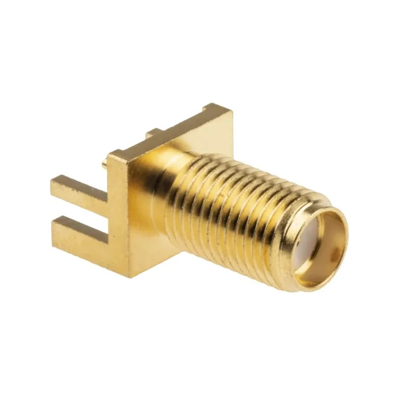 RS PRO Coaxial Connector Edge Female SMA, 50 Ω, Straight Body Solder 526-5779
