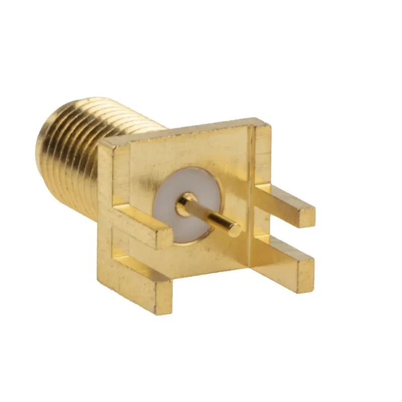 RS PRO Coaxial Connector Edge Female SMA, 50 Ω, Straight Body Solder 526-5779