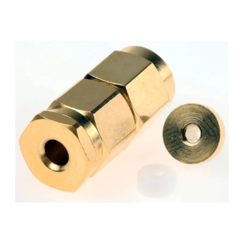 RS PRO Coaxial Connector Cable Male SMA Straight Body Clamp RG174B 18GHz 526-5842
