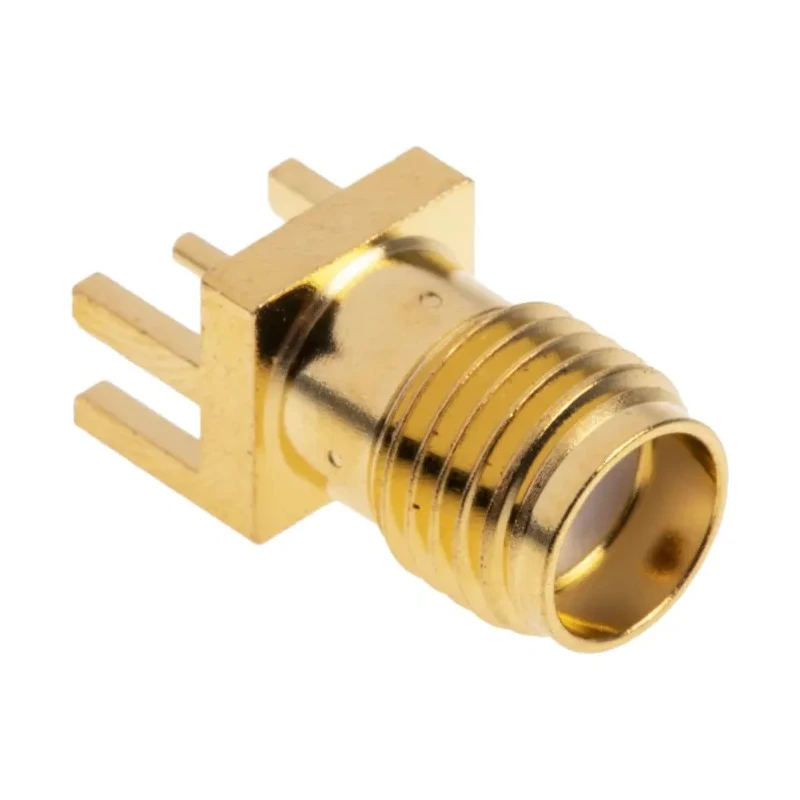 RS PRO Coaxial Connector Edge Female SMA, 50 Ω, Straight Body Solder 526-5785