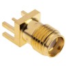 RS PRO Coaxial Connector Edge Female SMA, 50 Ω, Straight Body Solder 526-5785