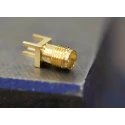 RS PRO Coaxial Connector Edge Female SMA, 50 Ω, Straight Body Solder 526-5785