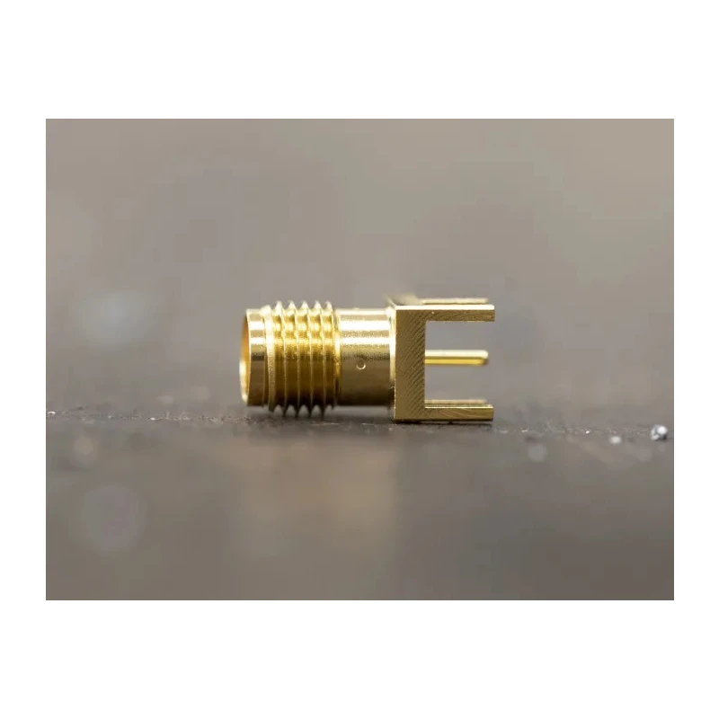 RS PRO Coaxial Connector Edge Female SMA, 50 Ω, Straight Body Solder 526-5785