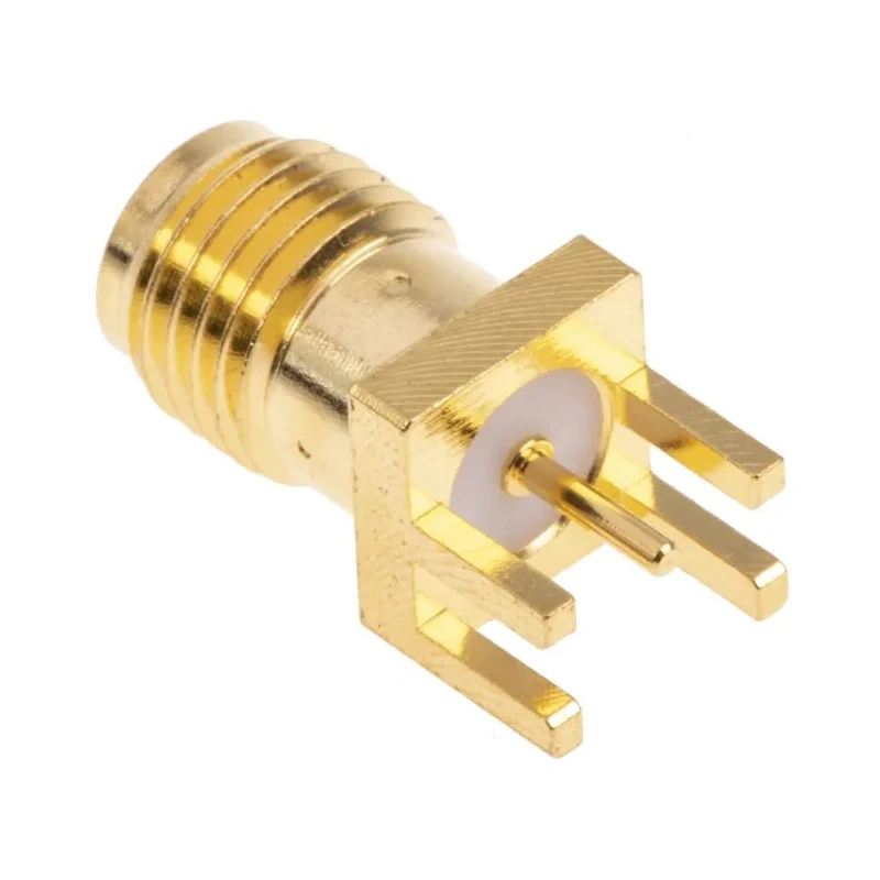 RS PRO Coaxial Connector Edge Female SMA, 50 Ω, Straight Body Solder 526-5785