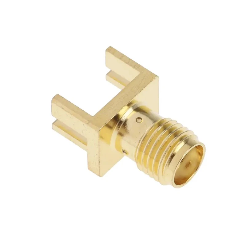 RS PRO SMA Coaxial Connector Edge Female, 50 Ω, Straight Body Solder 526-5763