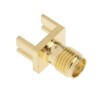 RS PRO SMA Coaxial Connector Edge Female, 50 Ω, Straight Body Solder 526-5763