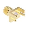 RS PRO SMA Coaxial Connector Edge Female, 50 Ω, Straight Body Solder 526-5763