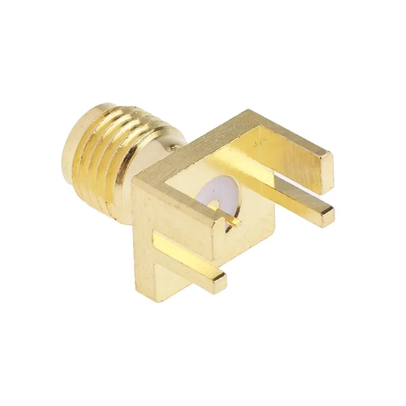 RS PRO SMA Coaxial Connector Edge Female, 50 Ω, Straight Body Solder 526-5763