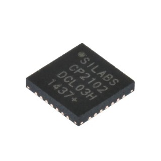 Silicon Labs Programmable Transceiver 28-Pin QFN, UART Interface, 3.3V-5.25V Supply, CP2102-GM