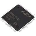 Silicon Labs 8 bit 8051 Microcontroller 50 MHz, 128kB FLASH, 8.45kB RAM, 100-Pin TQFP, C8051F124-GQ