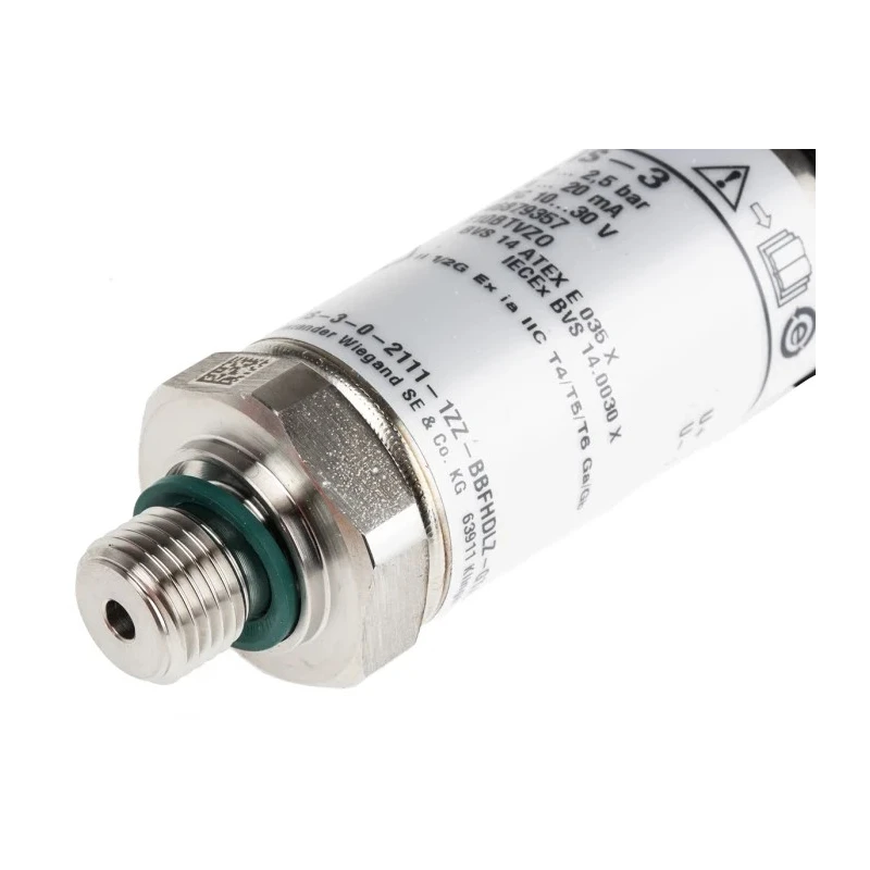 WIKA IS-3 Series Pressure Sensor, Analogue Output, Vacuum Gauge Compound Absolute Reading 0 bar to 2.5 bar 46879357