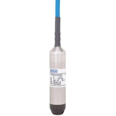 WIKA LH-10 Series Submersible Pressure Sensor, Analogue Output, 0-4.26 psi, Stainless Steel Housing, IP68, -10°C to 46879433