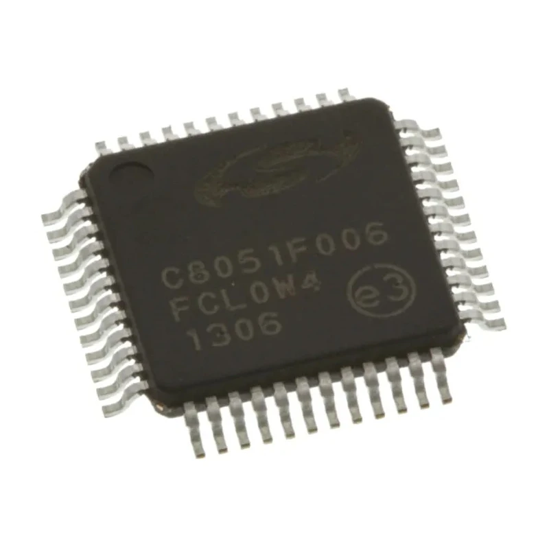 Silicon Labs 8 bit 8051 Microcontroller, 25 MHz Clock, 32kB FLASH, 2.3kB RAM, 48-Pin TQFP C8051F006-GQ