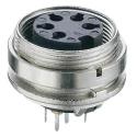 Lumberg 12 Pole Straight M16 DIN Socket Panel Mount Female Threaded 3A 160V ac KGR 120