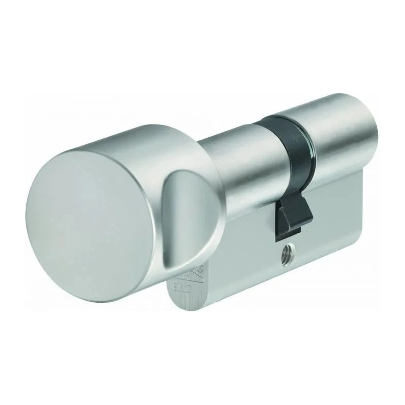 ABUS Brass Euro Cylinder Lock, Nickel Pearl Finish, 61 mm Overall Length KE60NP Z30/K30 KD