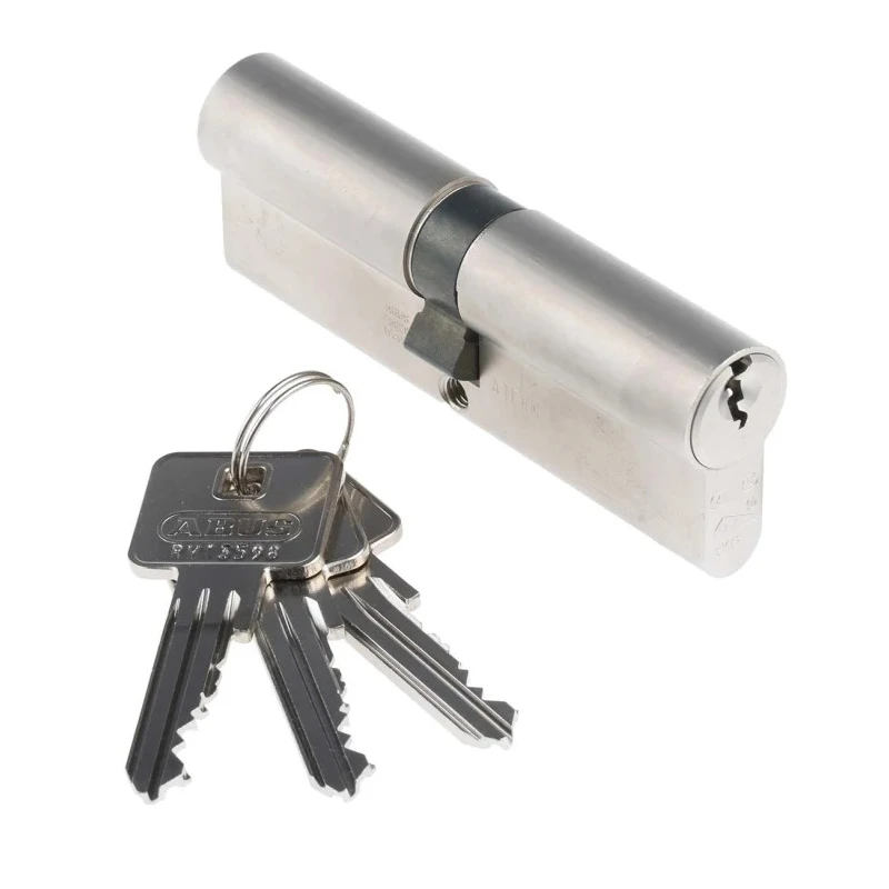 ABUS Brass Euro Cylinder Lock 61 mm Double Cylinder E60NP 45/45 KD
