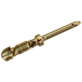 JAE DC20 Series Male Crimp D-Sub Connector Contact Gold Pin 24 AWG DC20