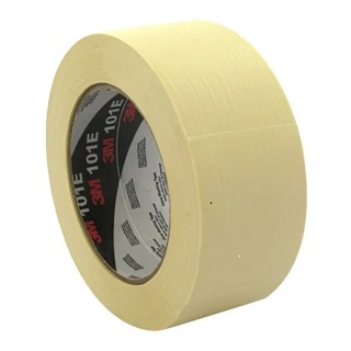 3M Beige Scotch Masking Tape 36mm Width x 50m Length Rubber Adhesive Paper Backing 0.13mm Thickness 101E36