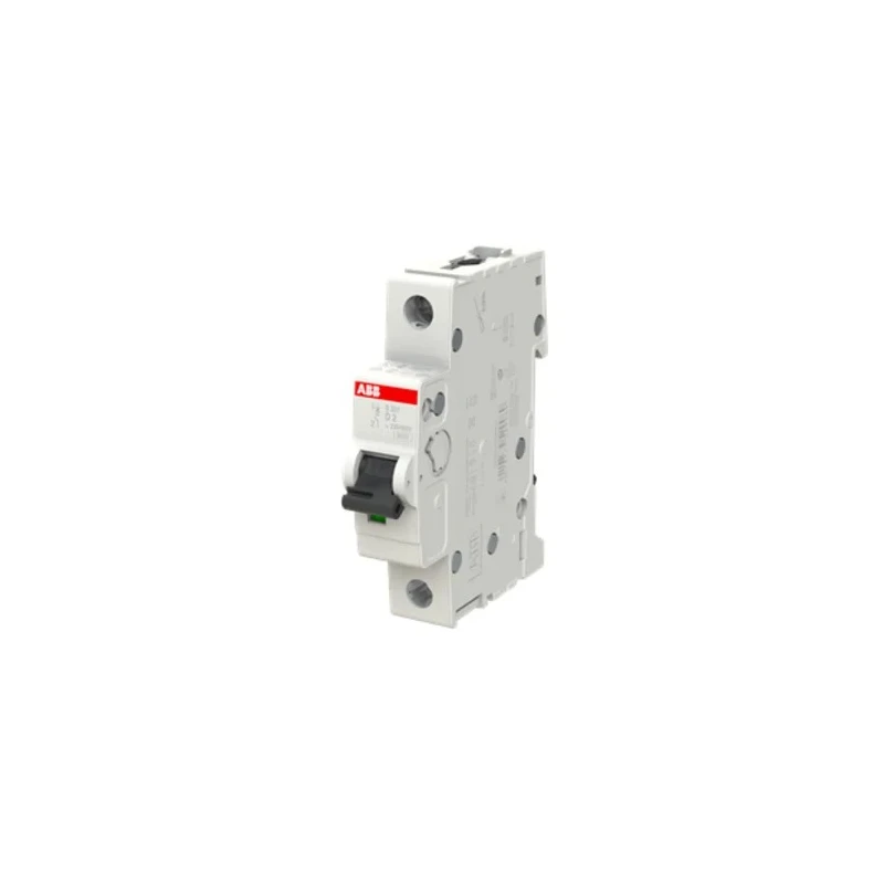 ABB Miniature Circuit Breaker 1-Pole 2A Type D 253V AC 72V DC 6kA Breaking Capacity 2CDS251001R0021 S201-D2